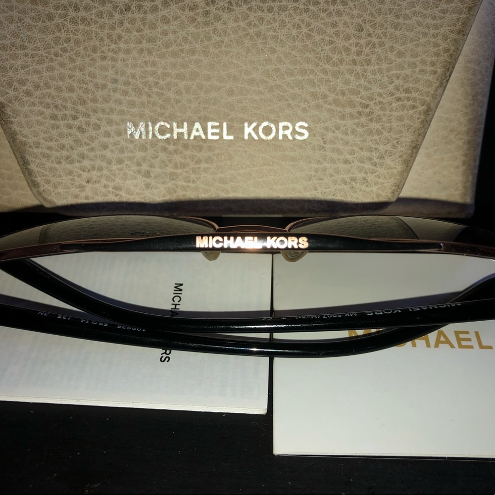 Michael Kors rose gold and black glasses - Picture 3 of 5